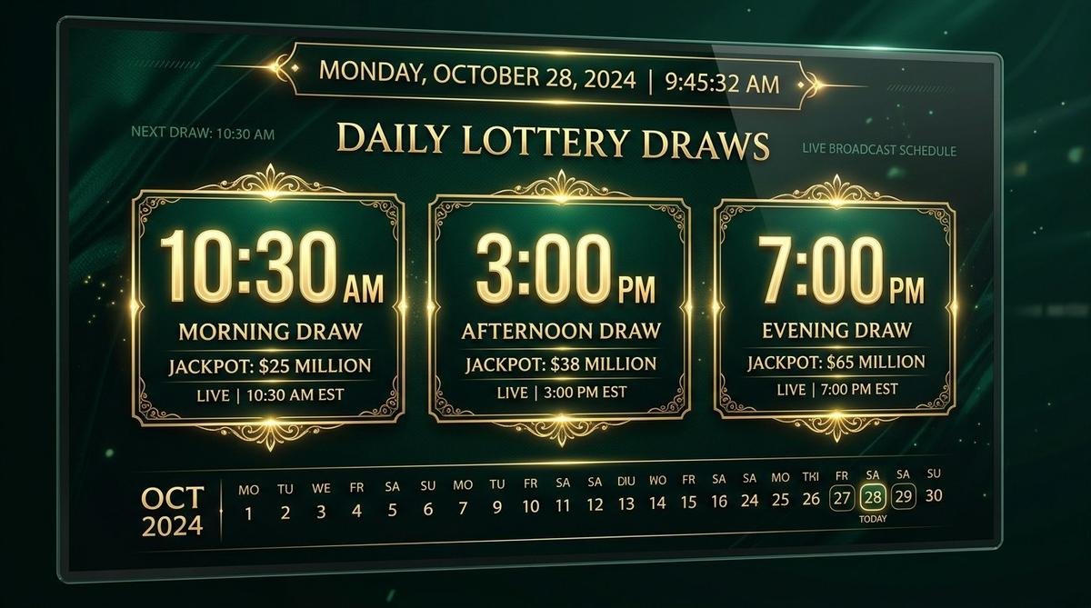 STL Draw Schedule and Cutoff Times